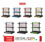 Price Tag Price Card Price Rail Mika Label Harga - Gambar 2
