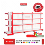 Rak Double 2 Sisi Tinggi 150 cm