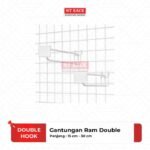Double Hook Gantungan Ram Display