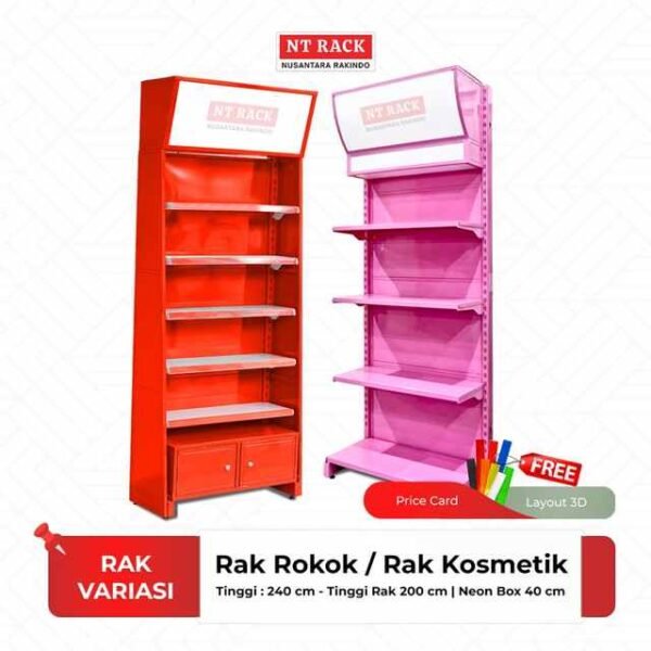Rak Rokok / Rak Kosmetik